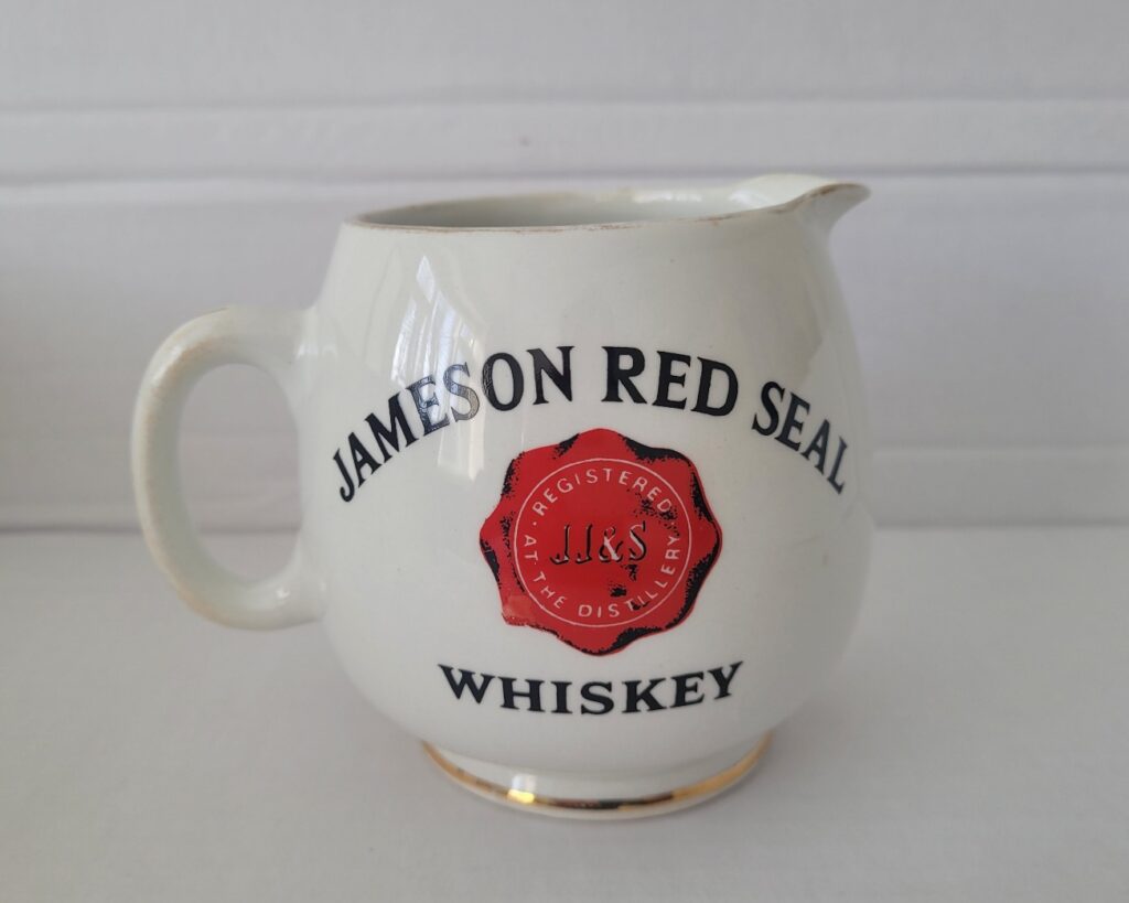 The Jameson Red Seal Whiskey Jug from Arklow Pottery