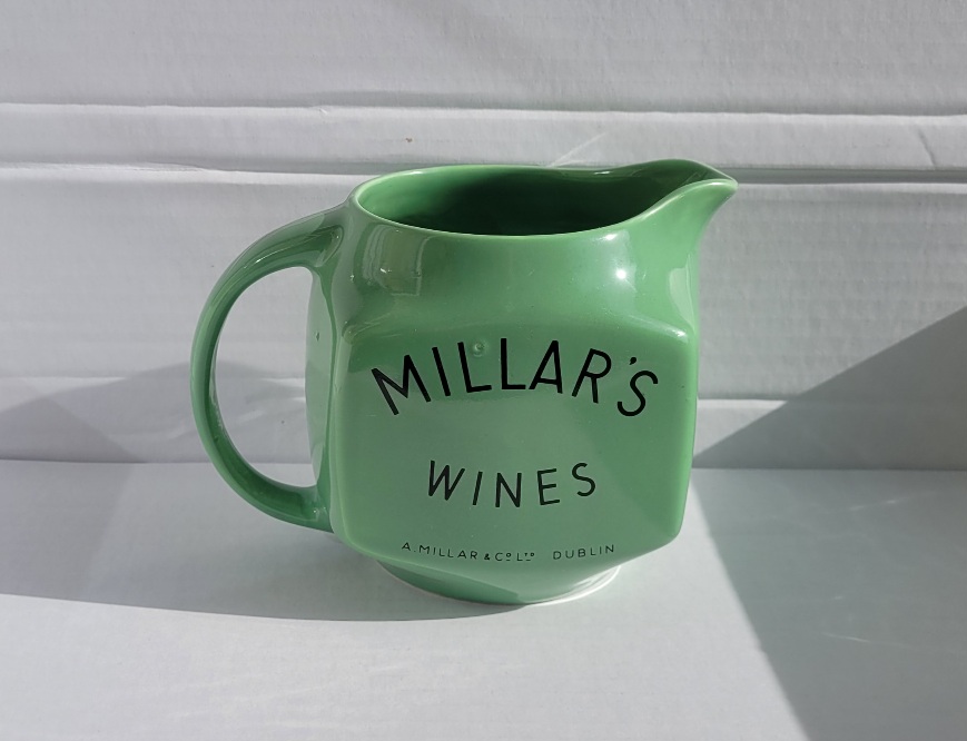 Green Millars Whiskies Jug