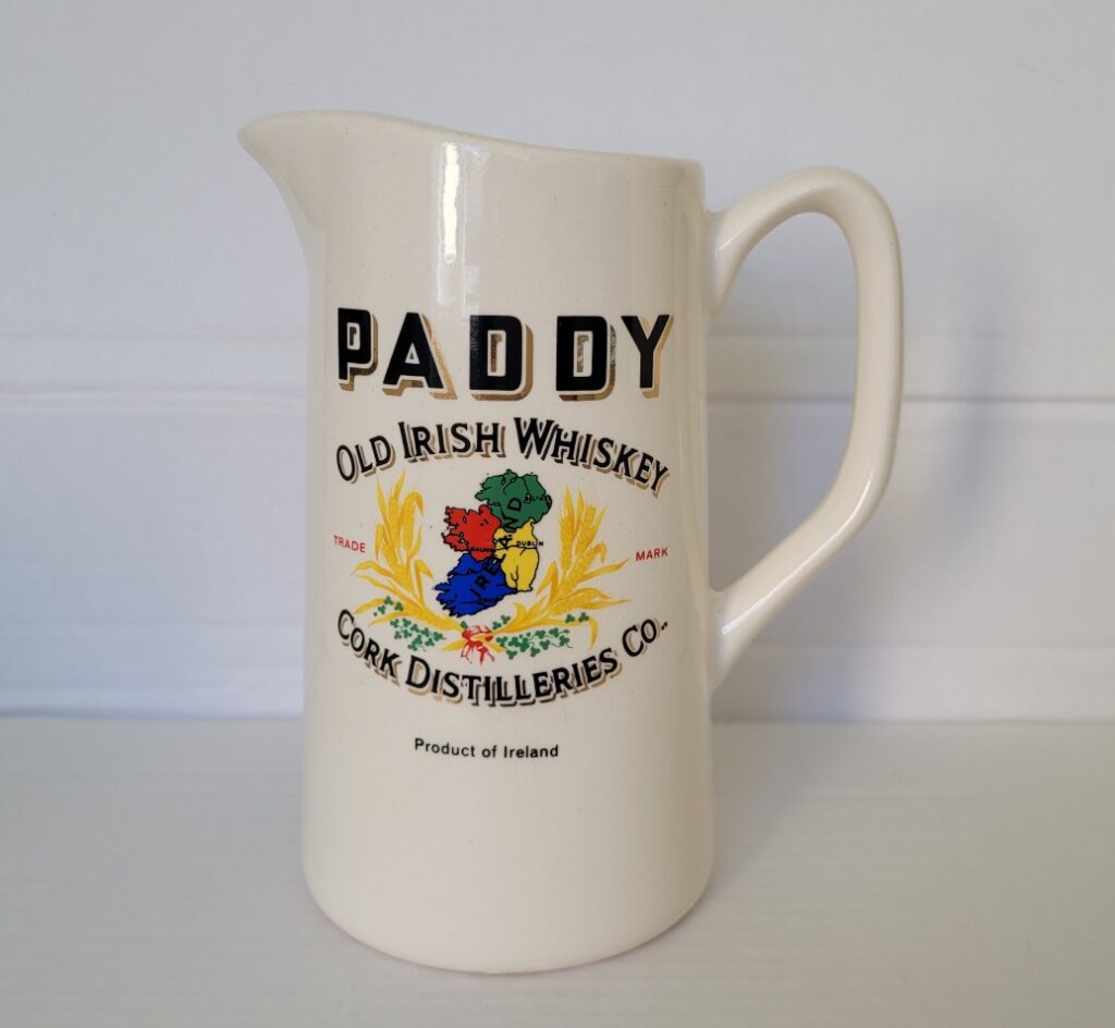 Paddy Irish Whiskey jug