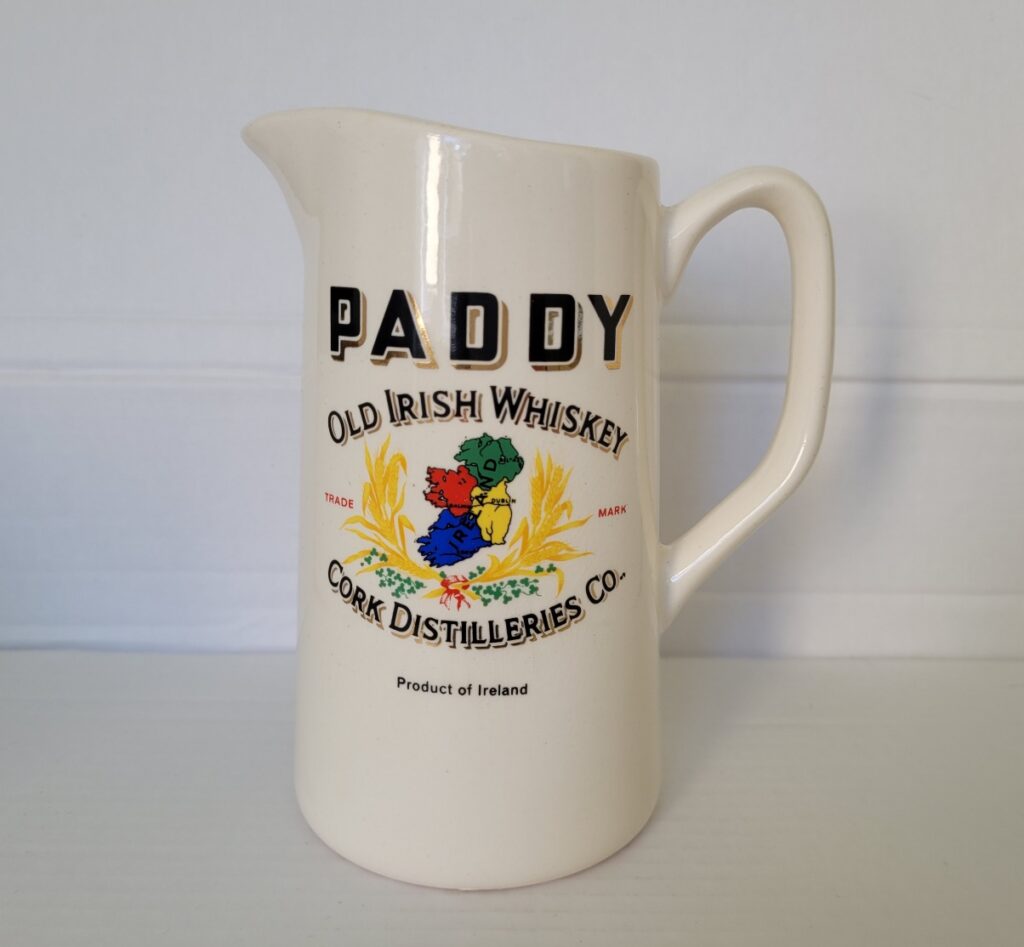 Paddy Irish Whiskey jug