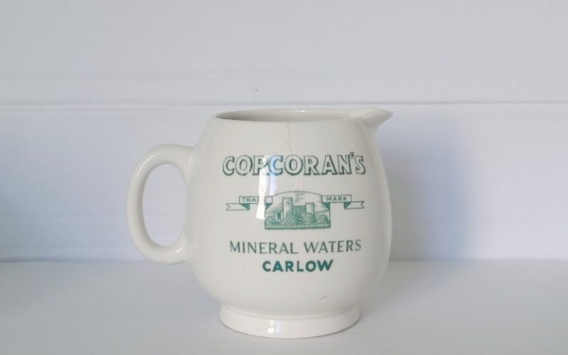 Water Jugs Made for Corcoran’s Mineral Waters by Arklow Pottery