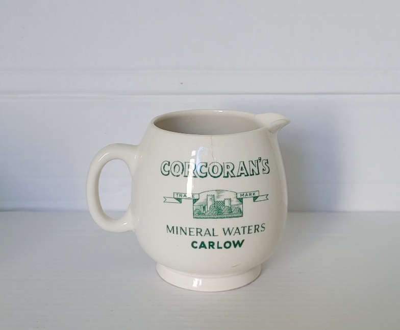 Water Jugs Made for Corcoran’s Mineral Waters by Arklow Pottery