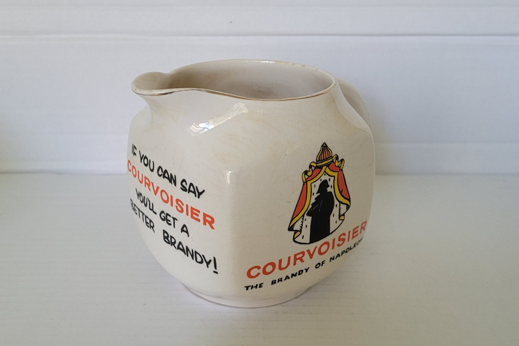 Courvoisier Pub Jug by Arklow Pottery – 1950s/60s Collectible