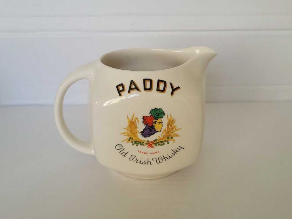 Paddy Old Irish Whiskey Jug – Rare 1950s Arklow Edition